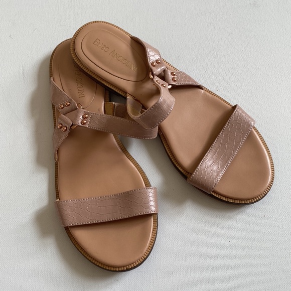 Enzo Angiolini Nude sandals, Size 7 1/2M - Picture 2 of 8